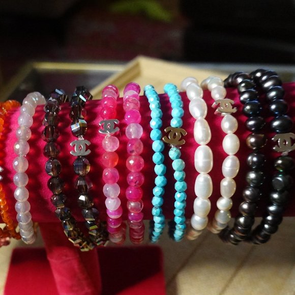 (NWT) AAA Quality Freshwater Riced Pearl Bracelet - Picture 5 of 5